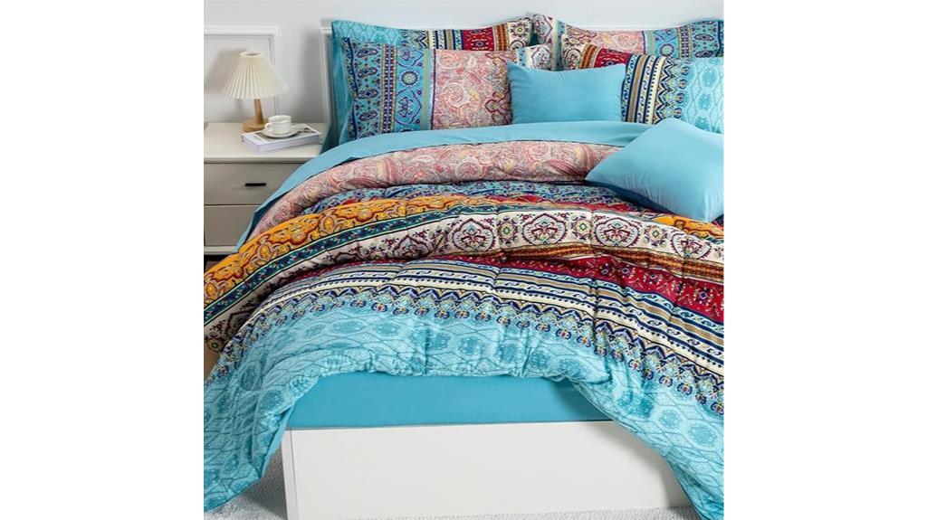 bohemian paisley queen comforter