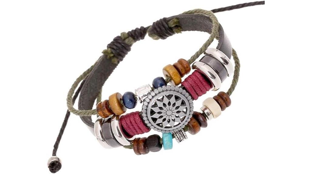 bohemian style beaded bracelet