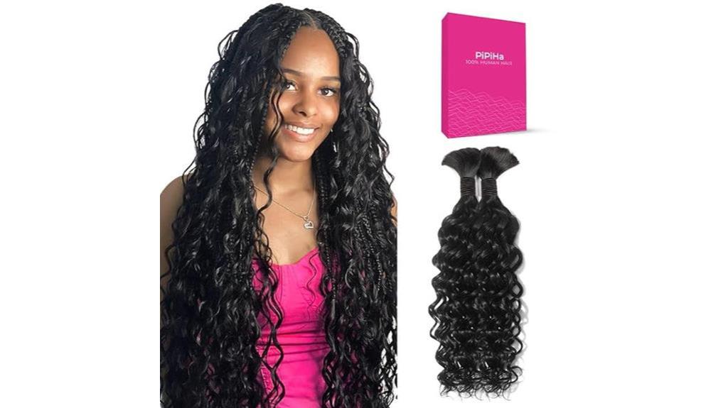 boho braids with waves