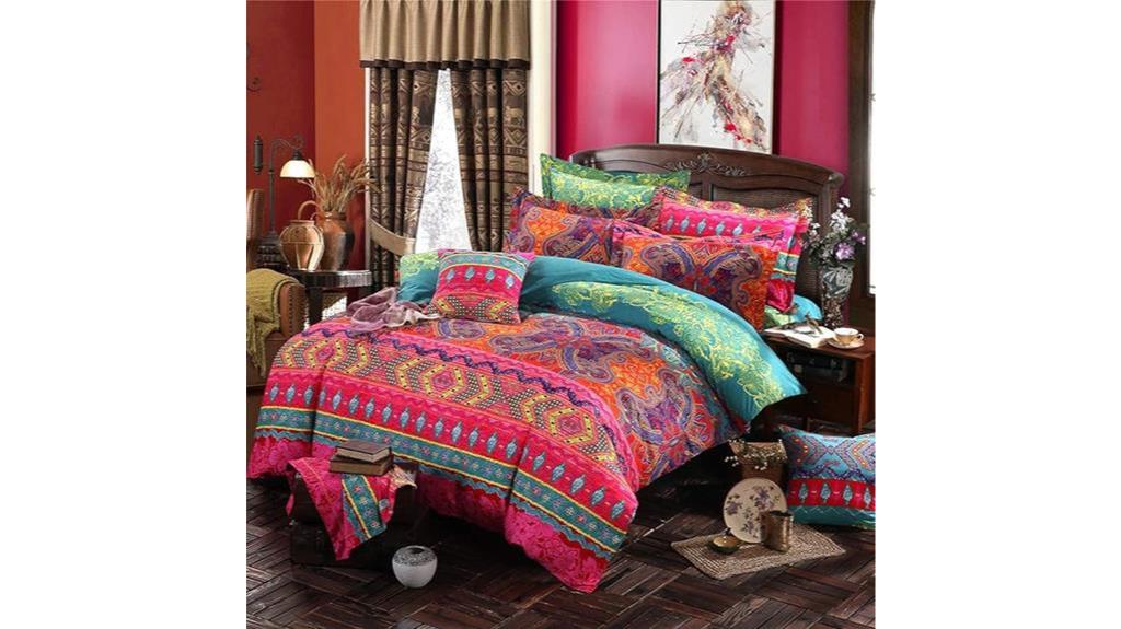 boho chic bedding set