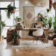 boho chic office decor