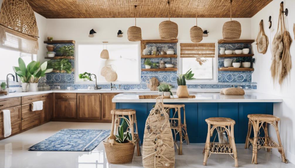 boho coastal home decor