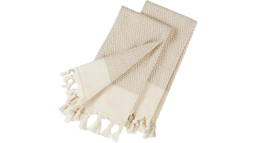 boho design cotton towels