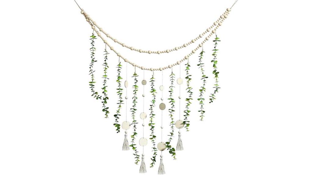 boho eucalyptus wall decor