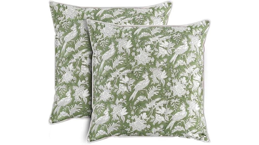 boho flower pillow covers
