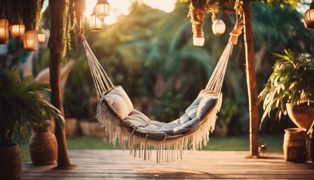 boho hammocks for outdoors