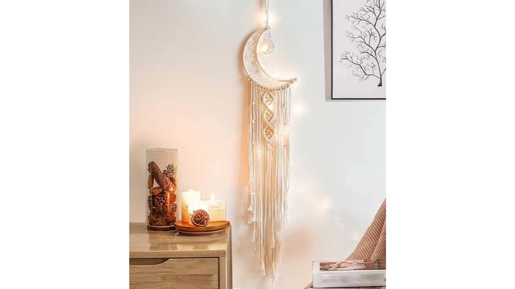 boho inspired dream catcher decor