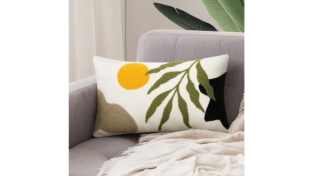 boho inspired lumbar pillow cover