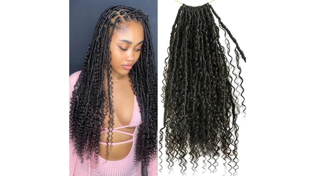 boho locs for black women