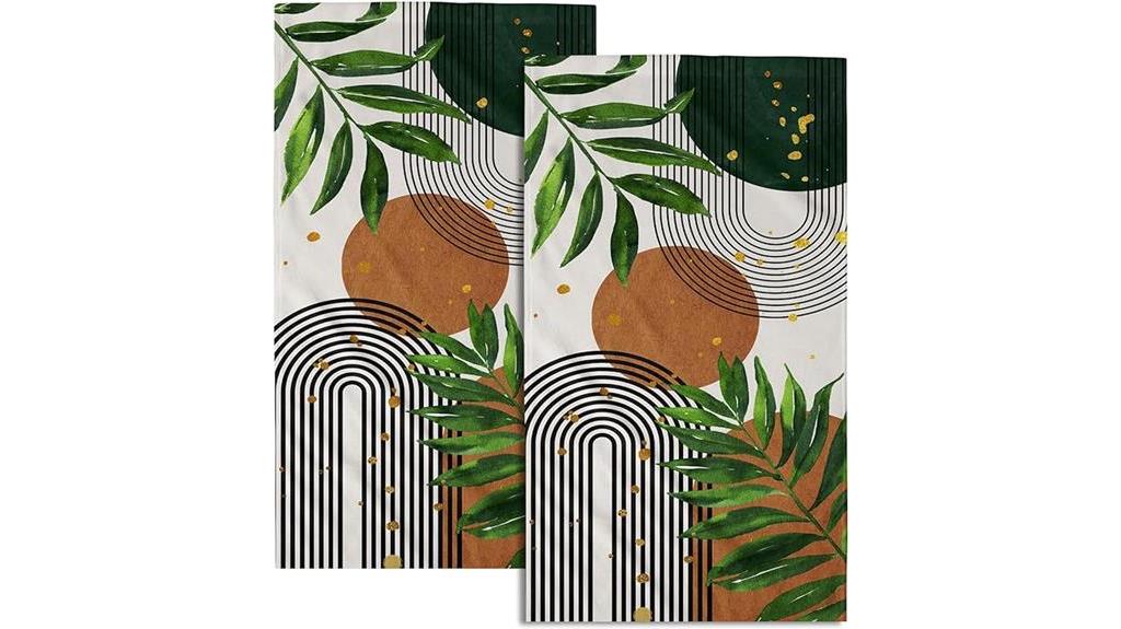boho microfiber hand towels