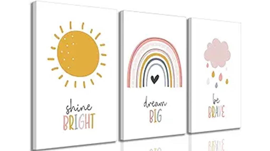 boho nursery wall art