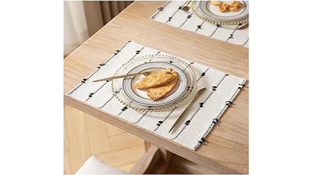boho placemats for dining