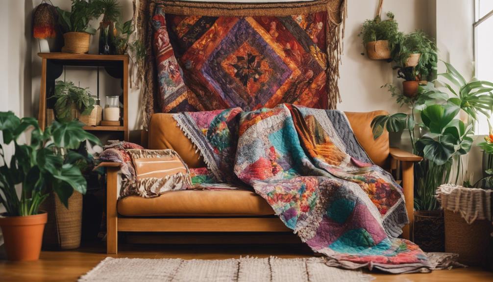 boho quilts for home