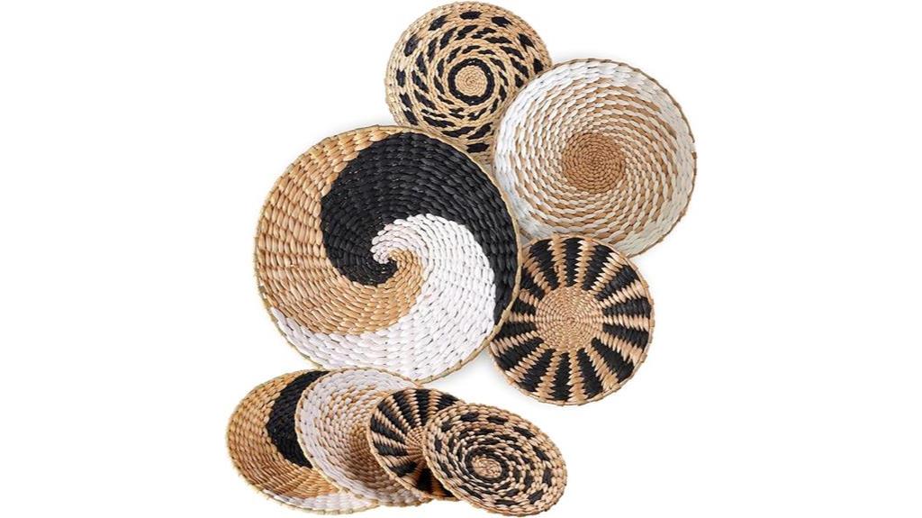 boho seagrass wall decor