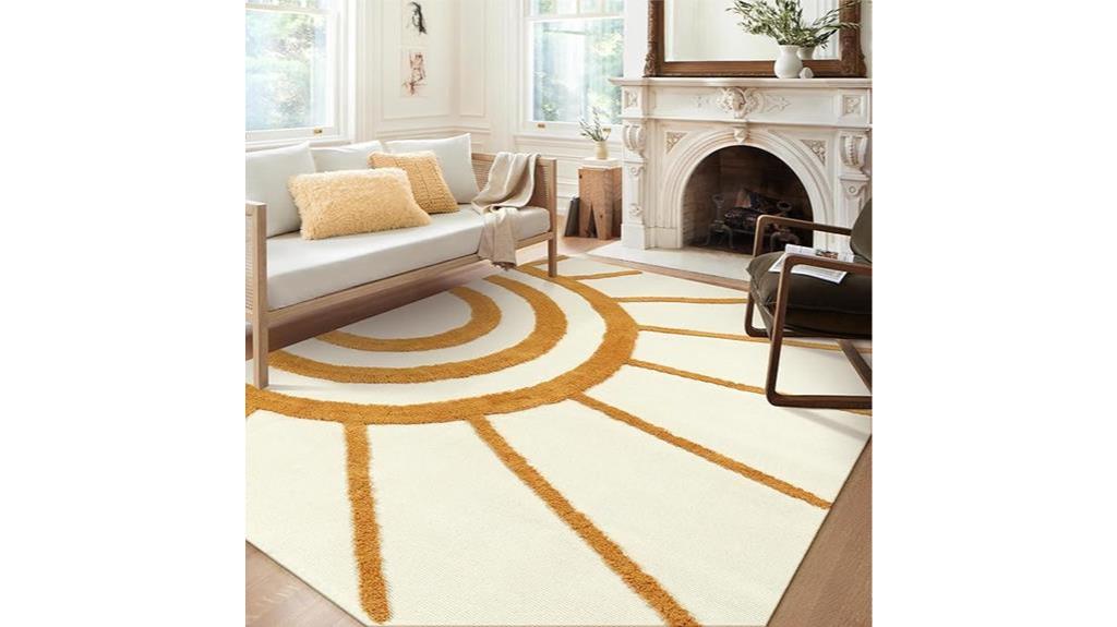 boho style area rug