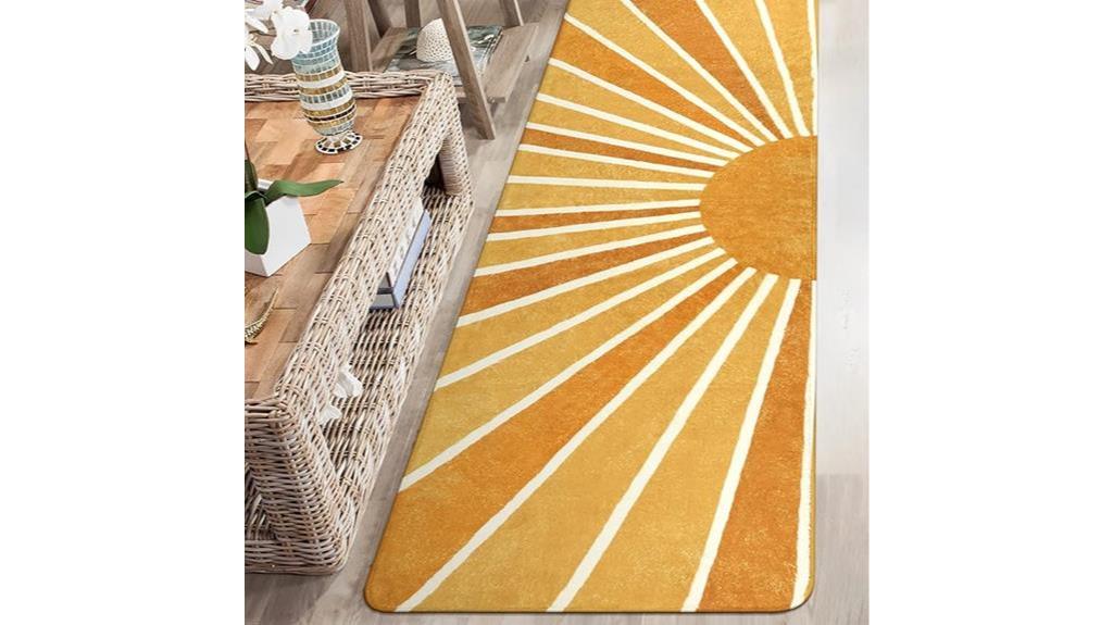 boho style hallway rug