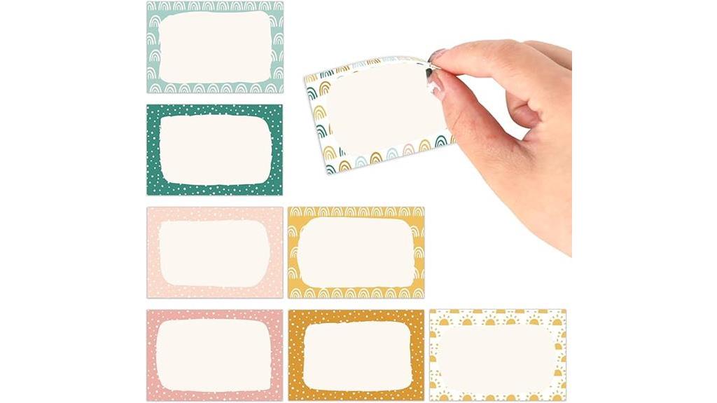 boho style name tags