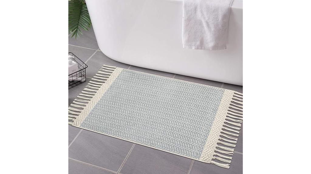 boho style washable rug