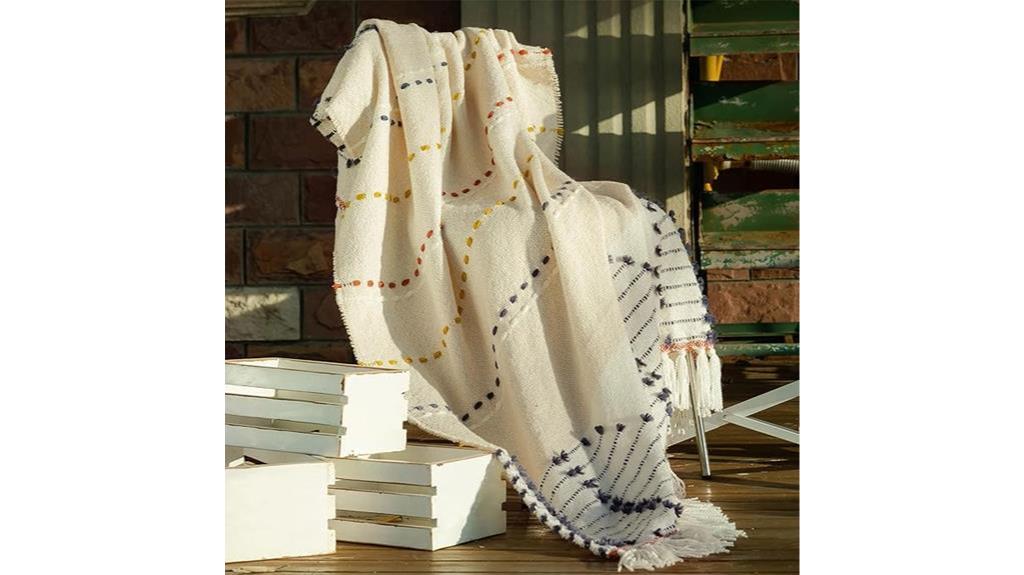 boho throw blanket comfort