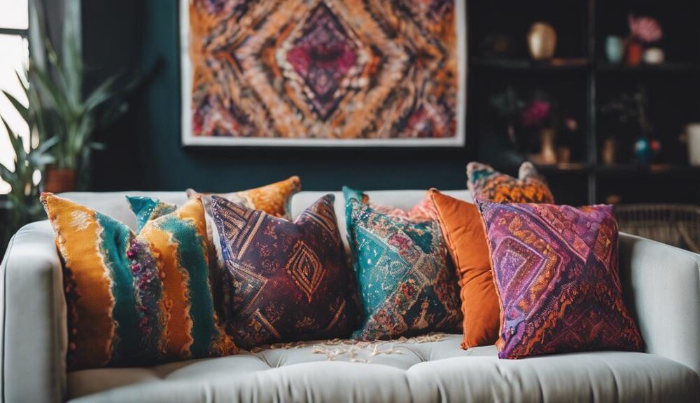 boho throw pillow collection