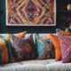 boho throw pillow collection