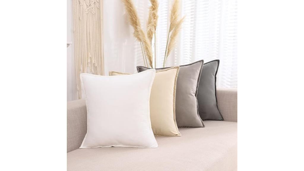 boho throw pillow set