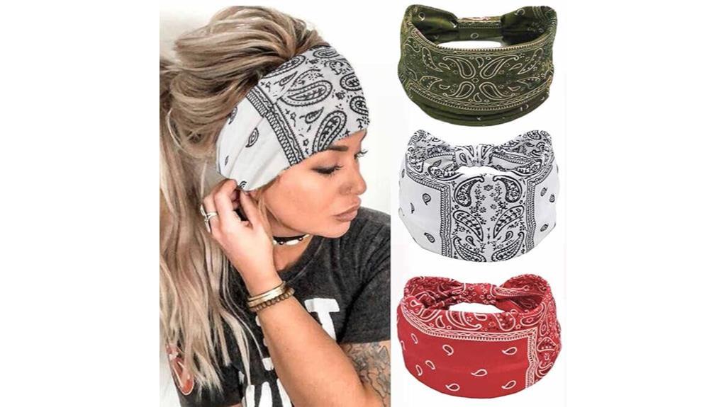 boho turban headbands set