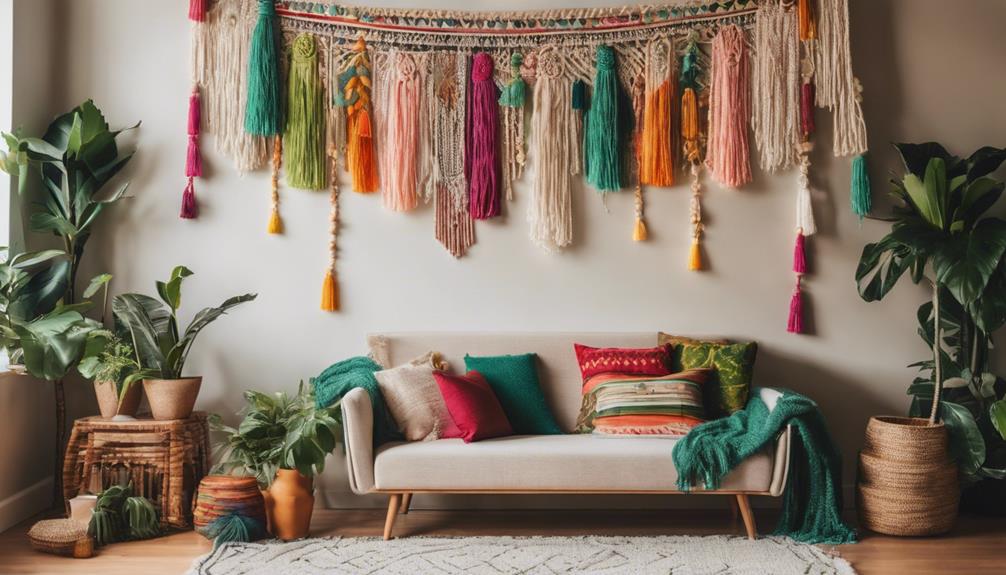 boho wall decor elegance