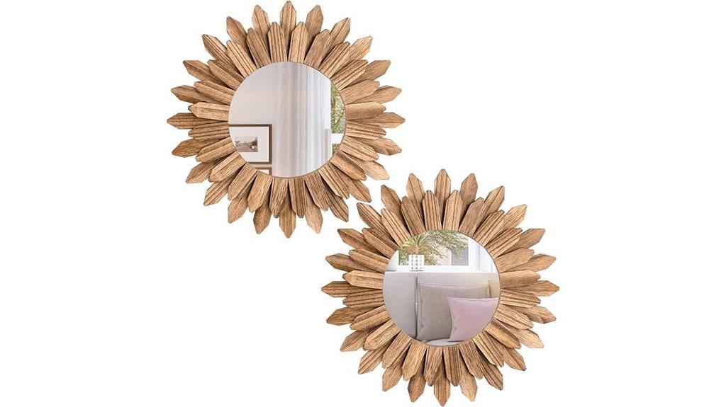 boho wall decor mirrors