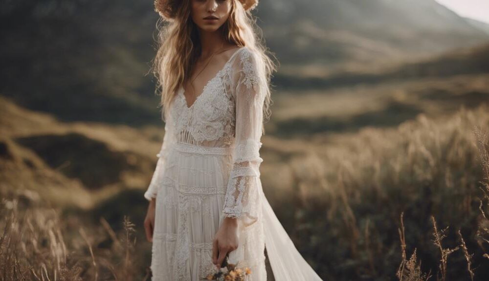 boho wedding dress brands