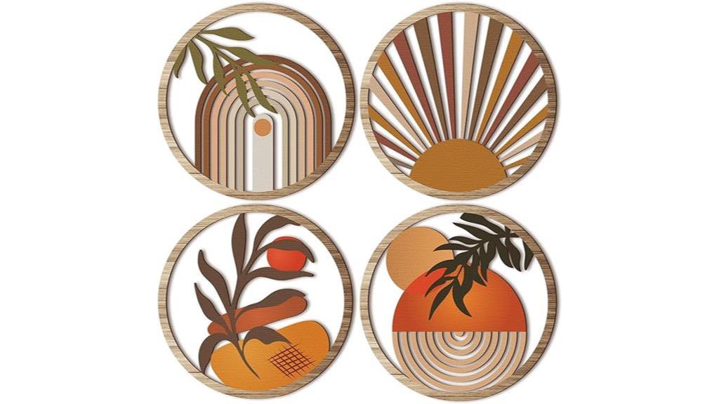 boho wooden wall decor