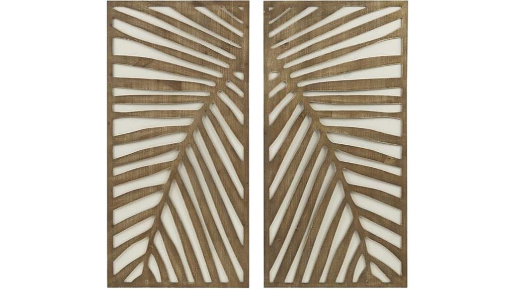botanical carved birch design