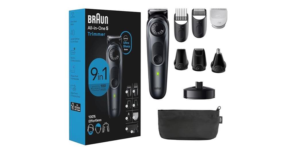 braun 9 in 1 men s trimmer