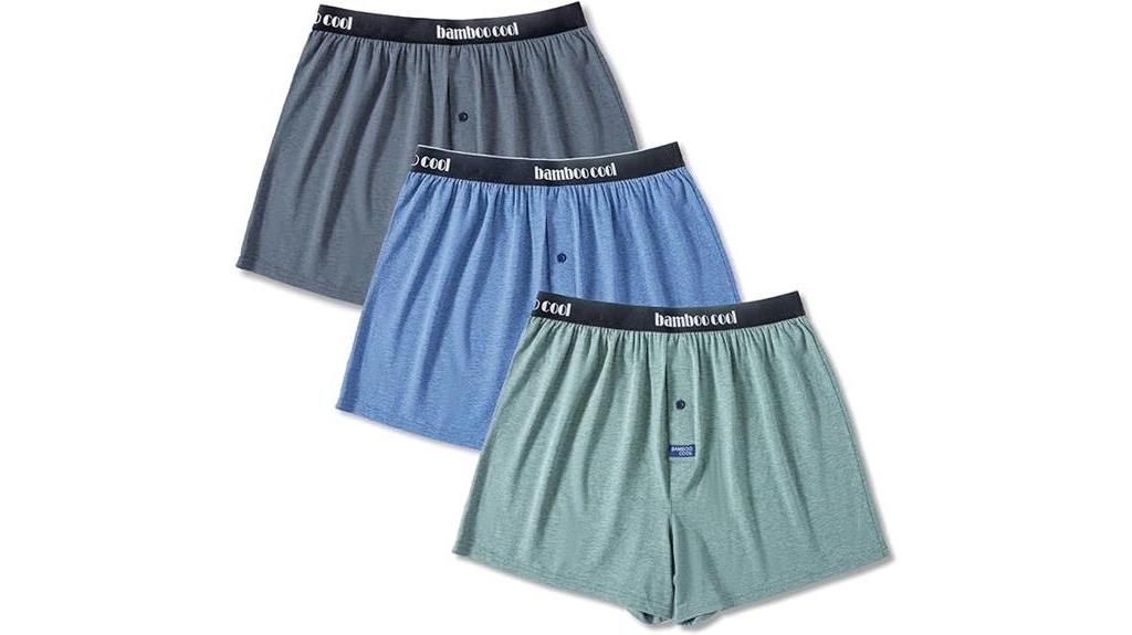 breathable bamboo fabric boxers