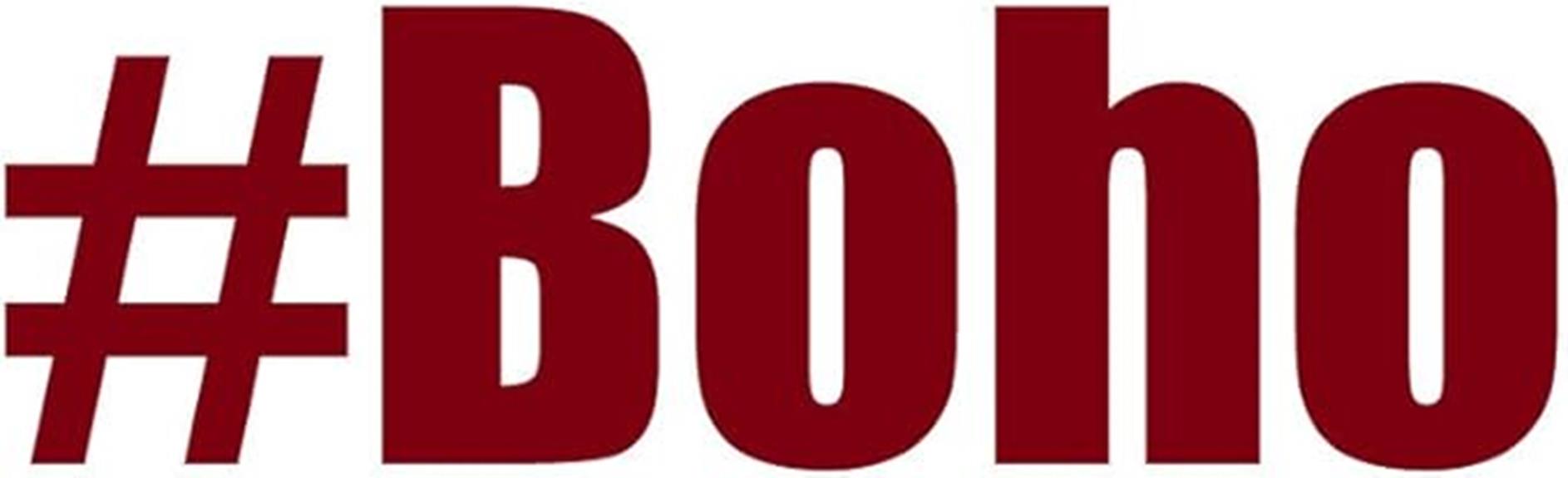 burgundy boho outdoor decal