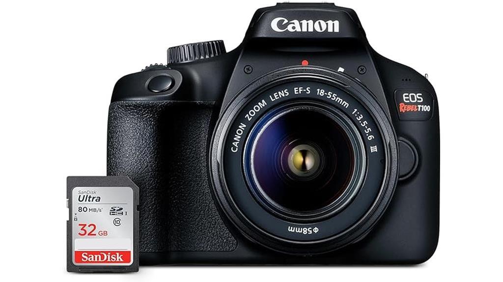 canon dslr camera package