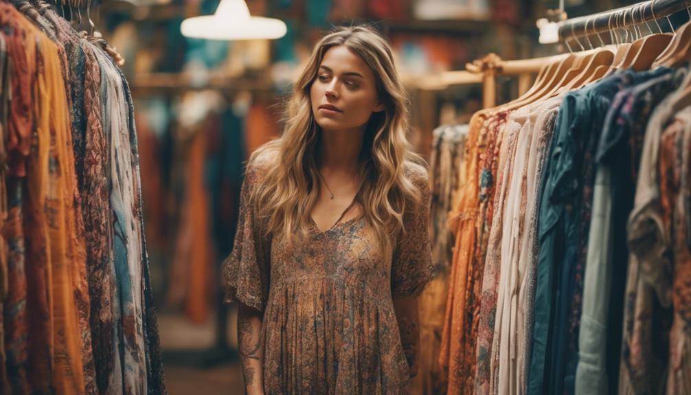 choosing a boho clothing store