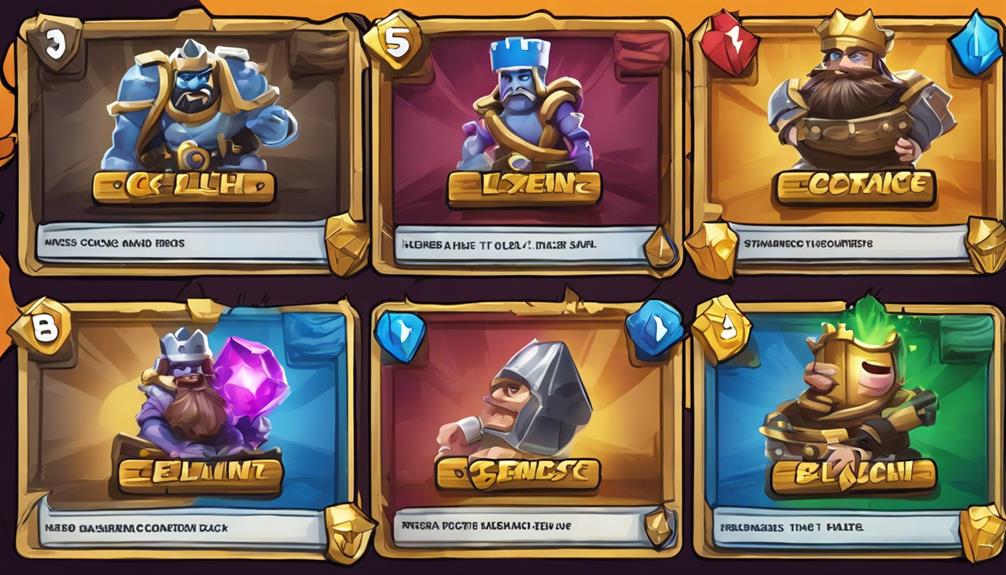choosing a clash royale deck