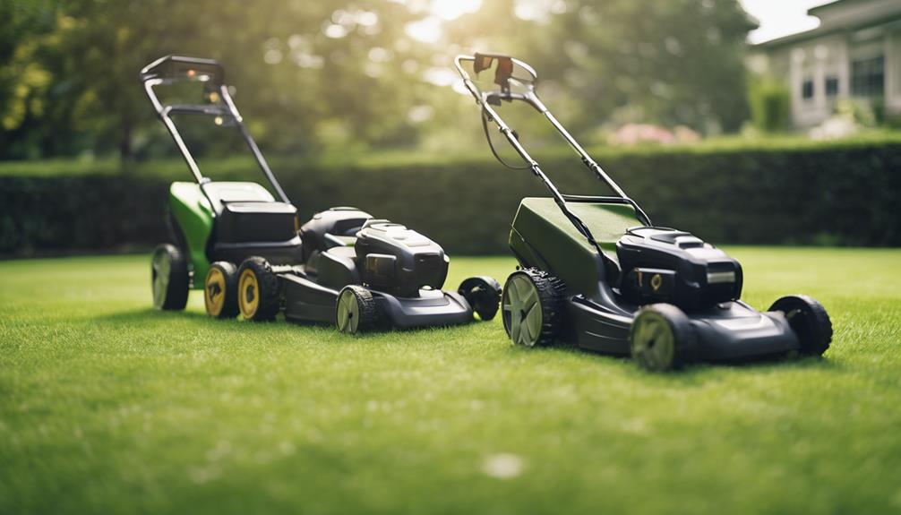 choosing battery powered lawn mower