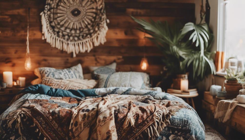 choosing boho bedding location