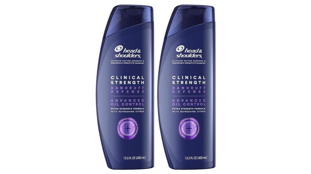 clinical dandruff shampoo twin