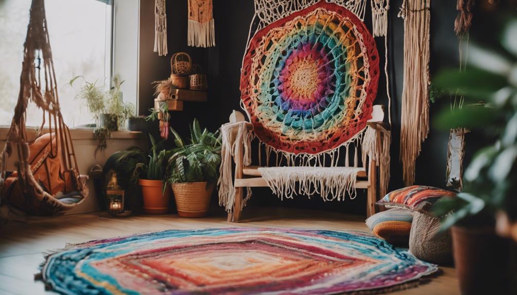 colorful boho classroom decor