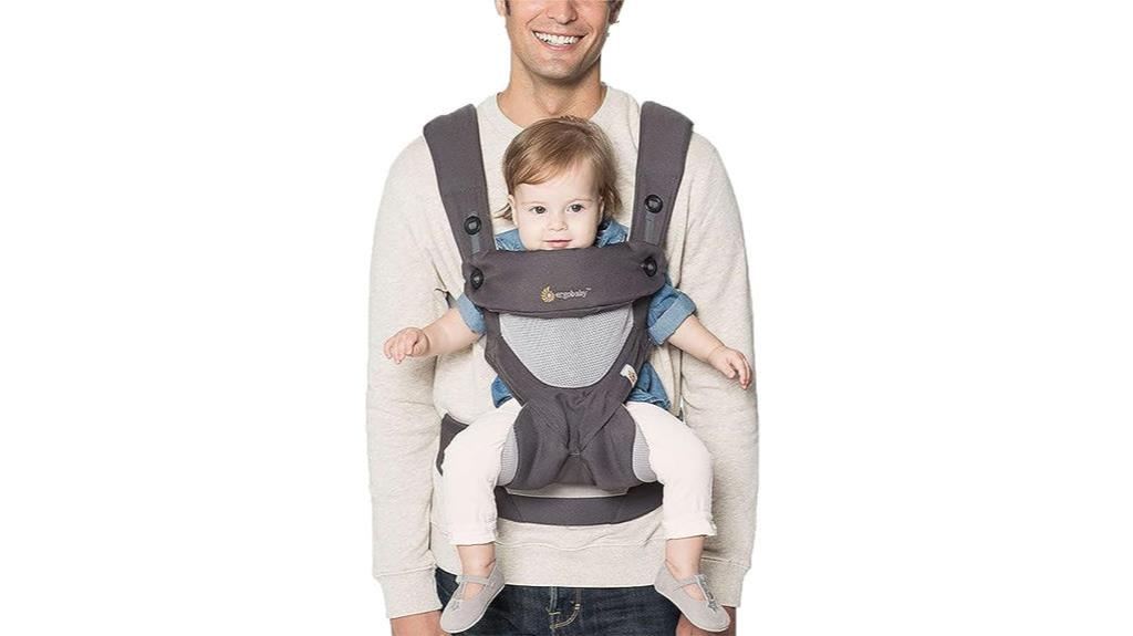 comfortable and supportive baby carrier