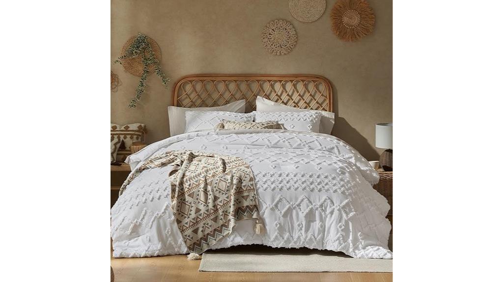 comfortable boho queen bedding