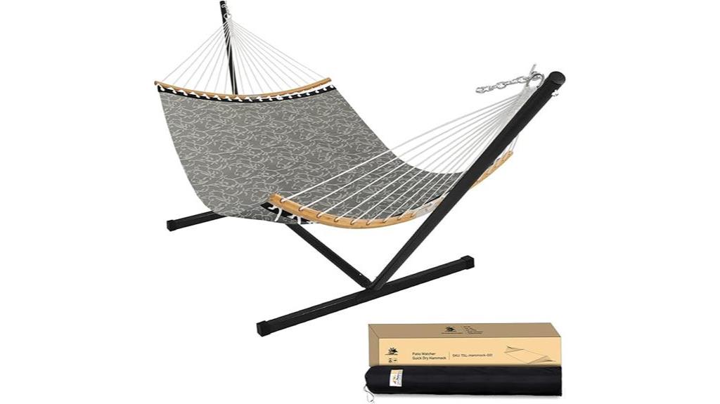 comfortable patio hammock option