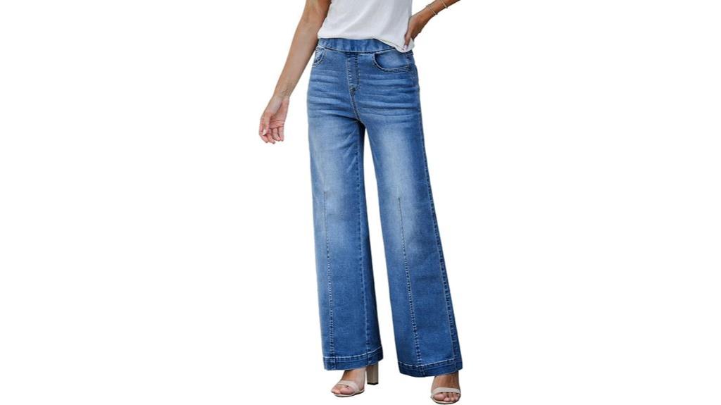 comfortable pull on style jeans