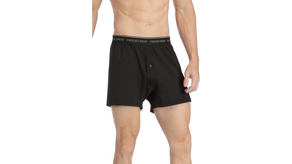 comfortable stretch knit boxers