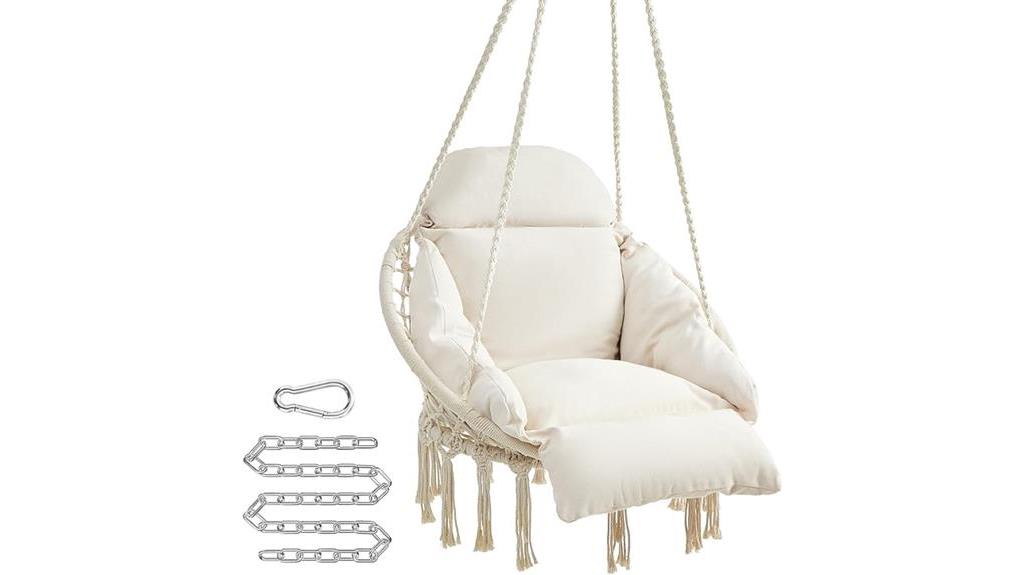 comfy hanging chair option