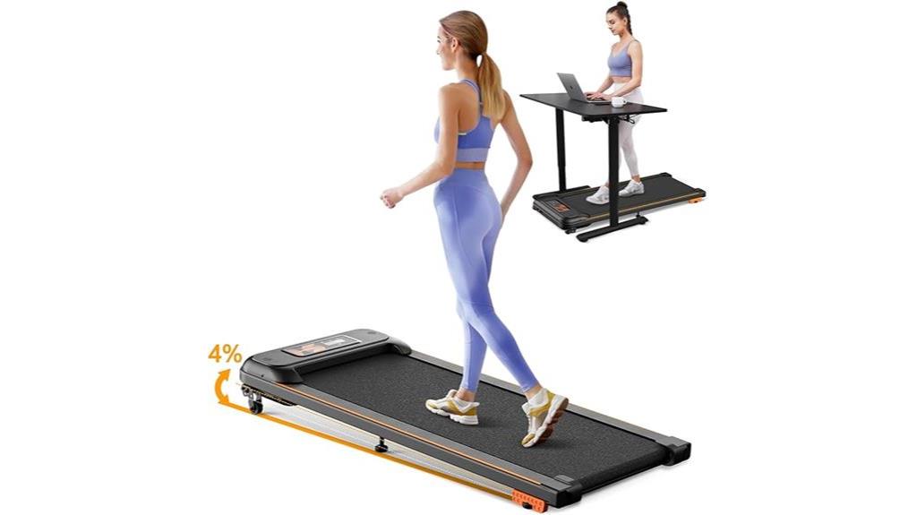 compact under desk treadmill
