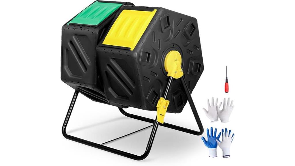 compost tumbler for gardening